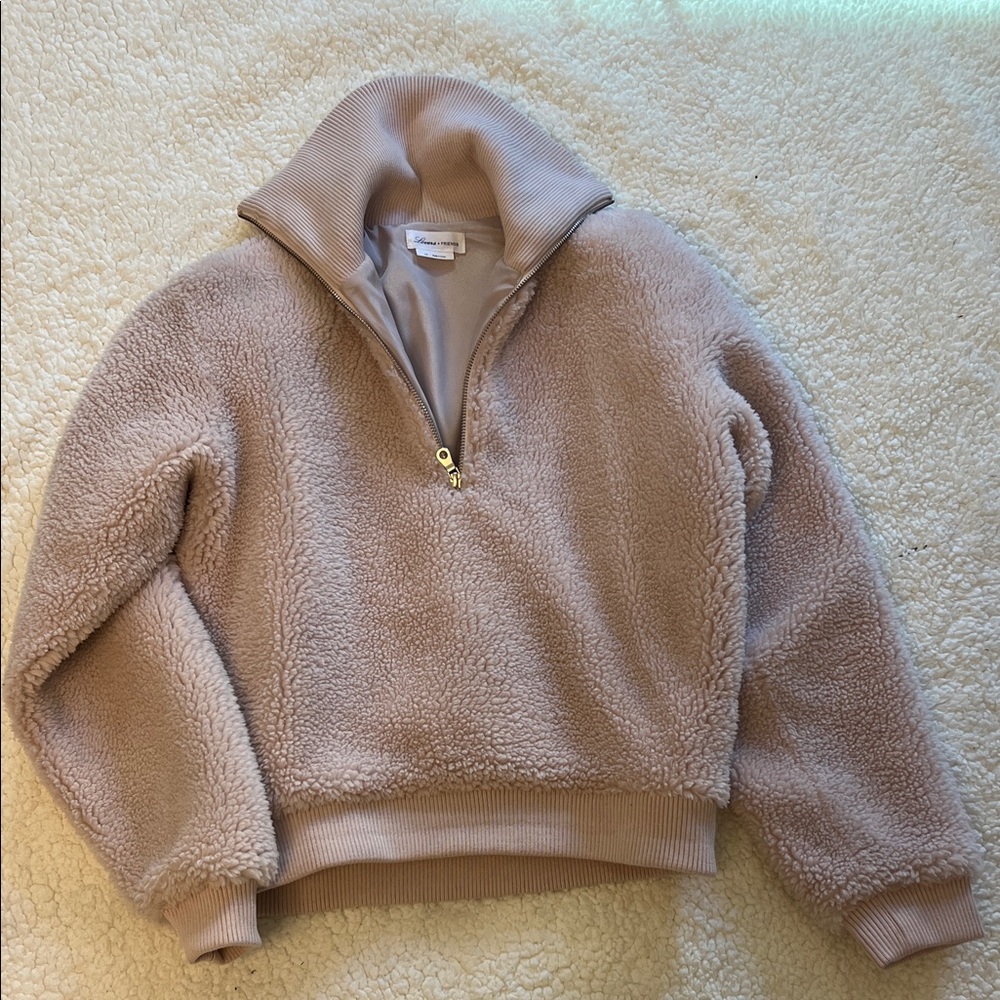 Lovers + Friends Quarter-Zip Fleece (XXS)